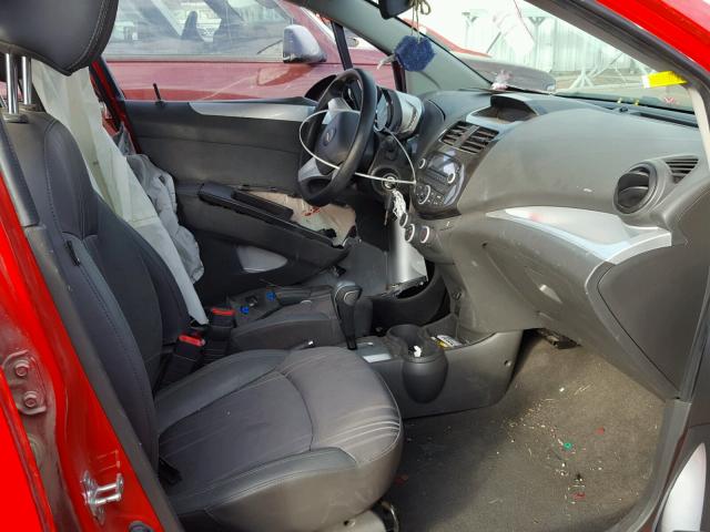 KL8CB6S94FC714090 - 2015 CHEVROLET SPARK LS RED photo 5