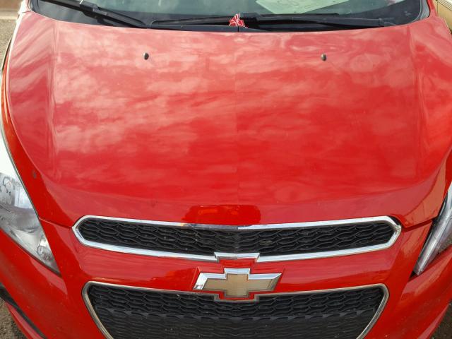 KL8CB6S94FC714090 - 2015 CHEVROLET SPARK LS RED photo 7