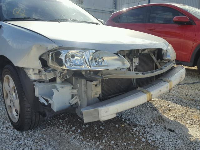 3N1CB51D93L790754 - 2003 NISSAN SENTRA XE SILVER photo 9