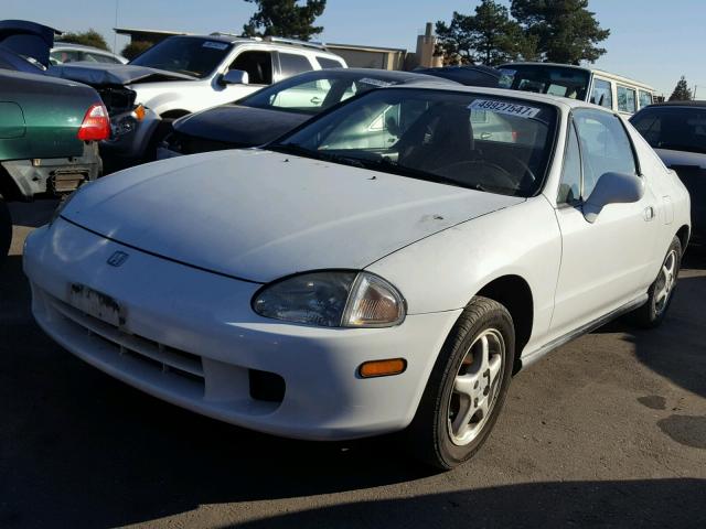 JHMEH6165VS006147 - 1997 HONDA CIVIC DEL WHITE photo 2