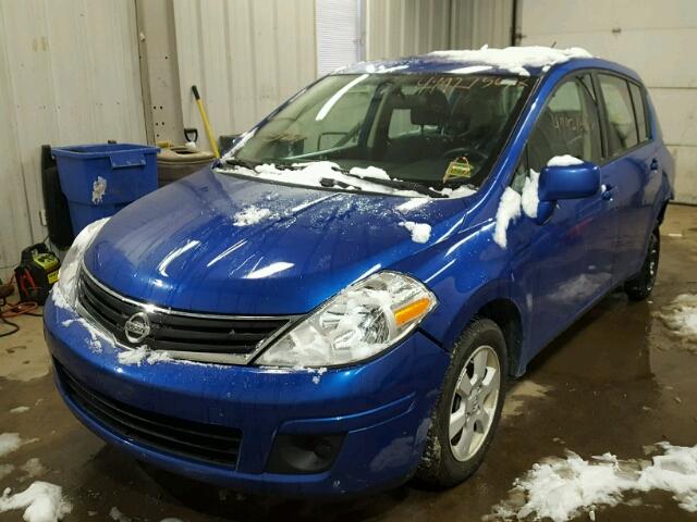 3N1BC1CP0CK276712 - 2012 NISSAN VERSA S BLUE photo 2