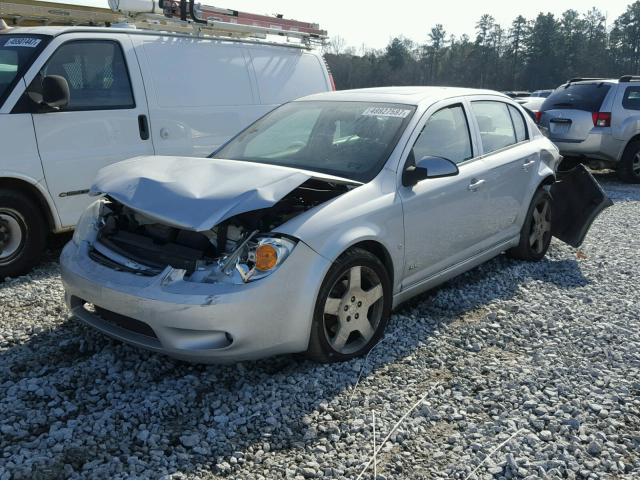 1G1AM58B667794099 - 2006 CHEVROLET COBALT SS SILVER photo 2