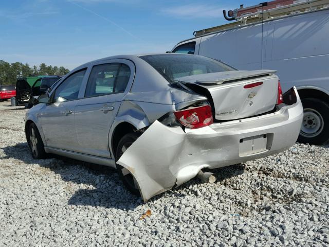 1G1AM58B667794099 - 2006 CHEVROLET COBALT SS SILVER photo 3