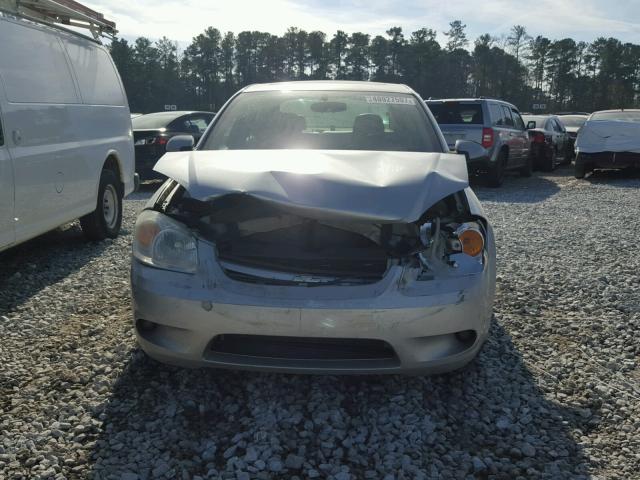 1G1AM58B667794099 - 2006 CHEVROLET COBALT SS SILVER photo 9