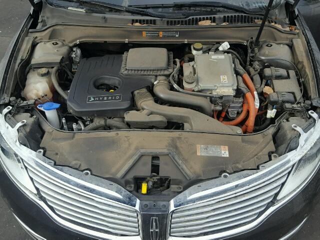 3LN6L2LU7FR600966 - 2015 LINCOLN MKZ HYBRID GRAY photo 7