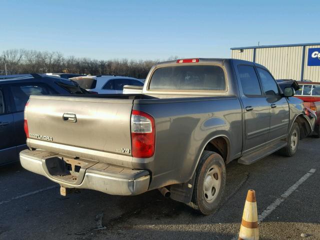 5TBET34166S558287 - 2006 TOYOTA TUNDRA DOU GRAY photo 4