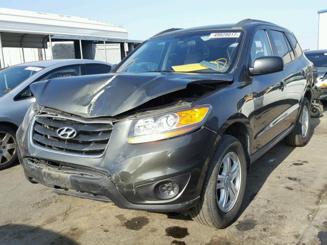 5NMSG3AB0AH398558 - 2010 HYUNDAI SANTA FE G GREEN photo 2