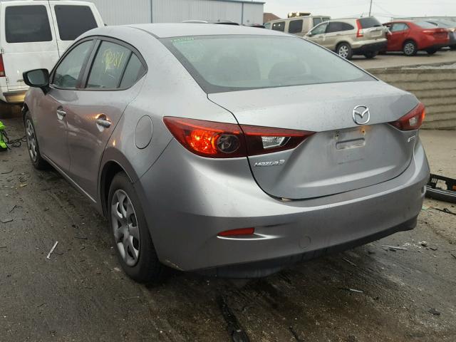 3MZBM1U71FM163494 - 2015 MAZDA 3 SPORT GRAY photo 3