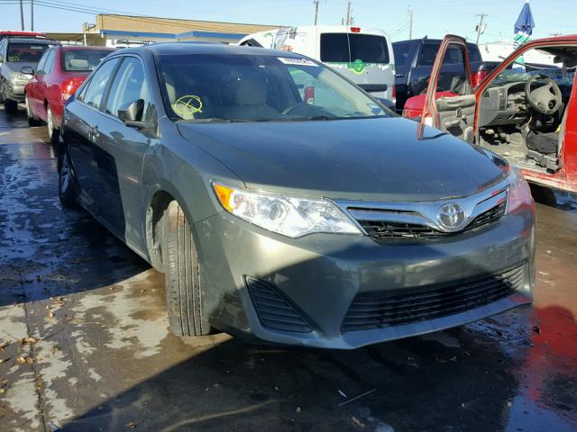 4T1BF1FK9EU870833 - 2014 TOYOTA CAMRY L GRAY photo 1