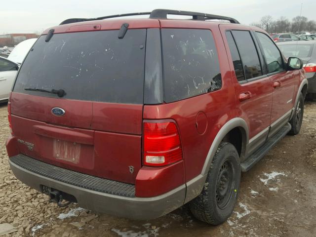 1FMZU73W02ZA86117 - 2002 FORD EXPLORER X RED photo 4