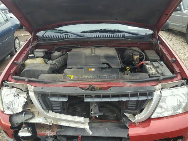 1FMZU73W02ZA86117 - 2002 FORD EXPLORER X RED photo 7