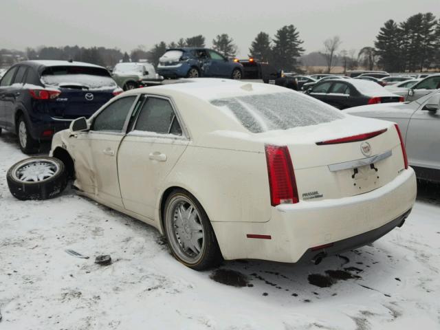 1G6DS57V490100614 - 2009 CADILLAC CTS HI FEA WHITE photo 3