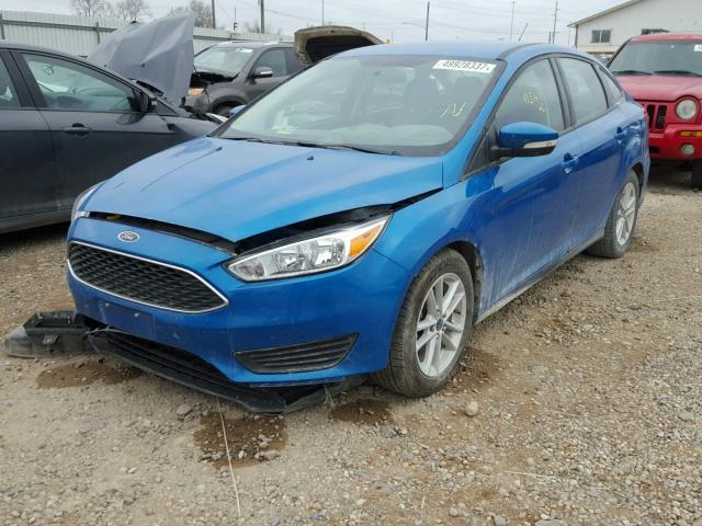 1FADP3F27FL247374 - 2015 FORD FOCUS SE BLUE photo 2