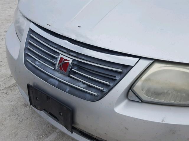 1G8AZ55F46Z140278 - 2006 SATURN ION LEVEL SILVER photo 9