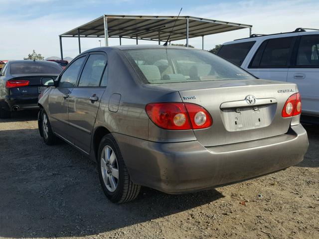 1NXBR32E45Z535742 - 2005 TOYOTA COROLLA CE CHARCOAL photo 3