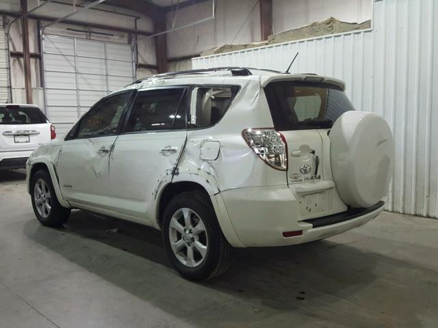 JTMBK31V295075152 - 2009 TOYOTA RAV4 LIMIT WHITE photo 3