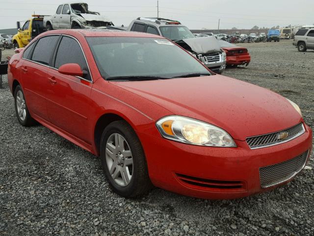 2G1WG5E32D1185936 - 2013 CHEVROLET IMPALA LT RED photo 1