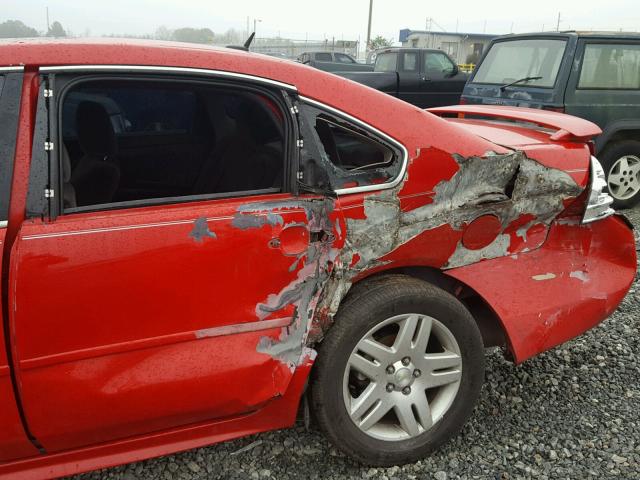 2G1WG5E32D1185936 - 2013 CHEVROLET IMPALA LT RED photo 9