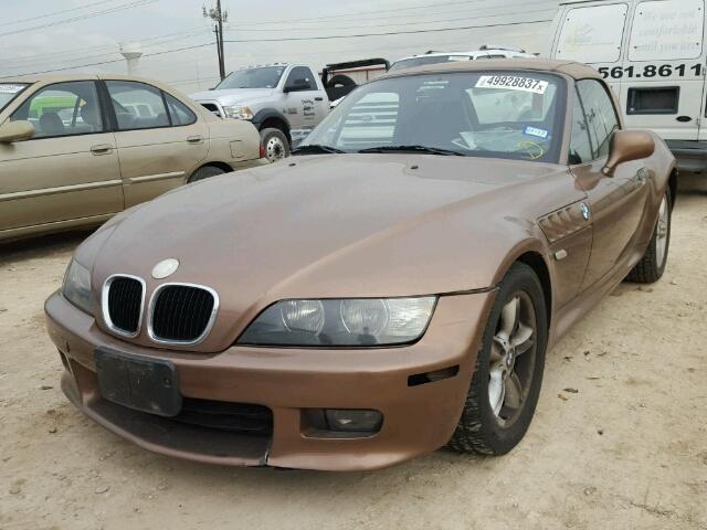 WBACH9348YLG05547 - 2000 BMW Z3 2.3 BROWN photo 2