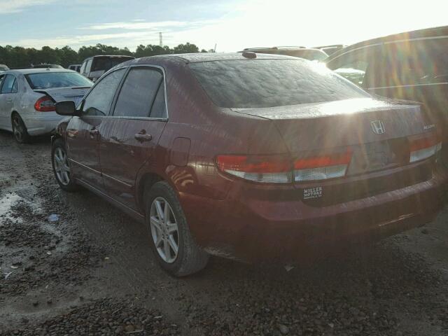 1HGCM66594A071268 - 2004 HONDA ACCORD EX RED photo 3