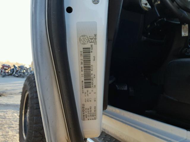 1C4AJWBGXFL635572 - 2015 JEEP WRANGLER S 白色 照片 10