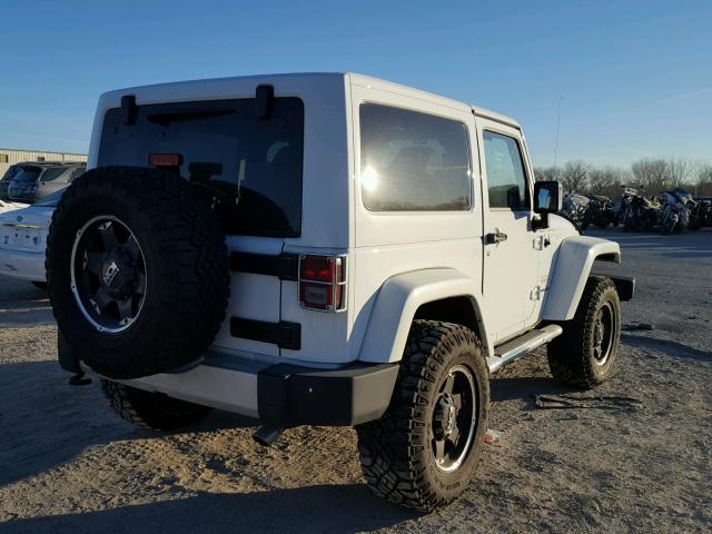 1C4AJWBGXFL635572 - 2015 JEEP WRANGLER S WHITE photo 4