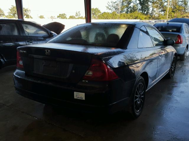 1HGEM22983L010314 - 2003 HONDA CIVIC EX შავი ფოტო 4