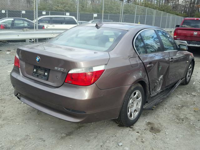 WBANA73544B805638 - 2004 BMW 530 I BROWN photo 4