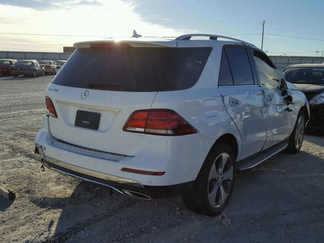 4JGDA5JB0HA893817 - 2017 MERCEDES-BENZ GLE 350 WHITE photo 4