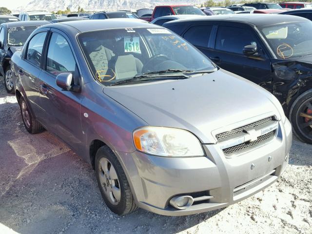 KL1TD56627B041567 - 2007 CHEVROLET AVEO BASE Сұр фото 1