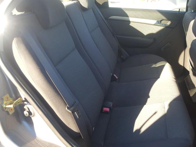 KL1TD56627B041567 - 2007 CHEVROLET AVEO BASE Сұр фото 6