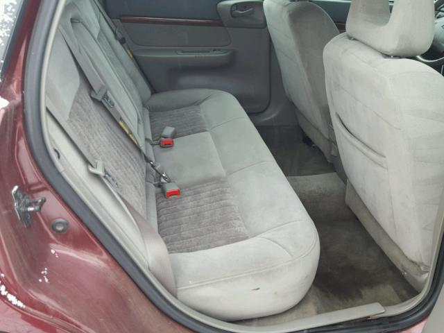 2G1WH55KX29142643 - 2002 CHEVROLET IMPALA LS BURGUNDY photo 6