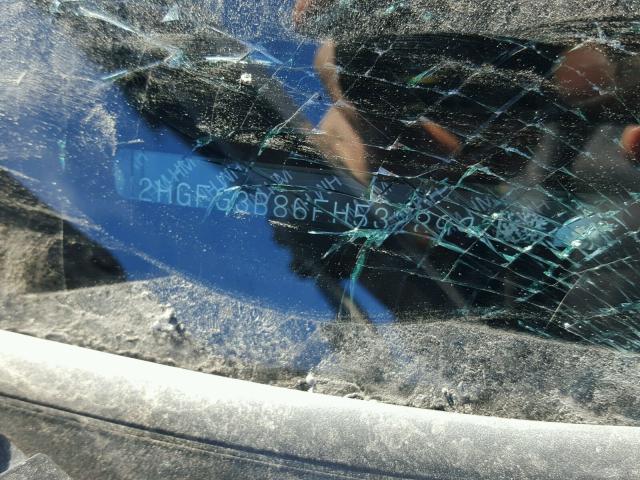 2HGFG3B86FH532899 - 2015 HONDA CIVIC EX Boz foto 10