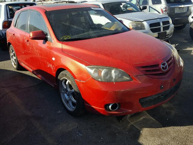 JM1BK343341125258 - 2004 MAZDA 3 HATCHBAC RED photo 1