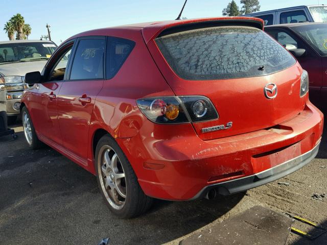 JM1BK343341125258 - 2004 MAZDA 3 HATCHBAC RED photo 3