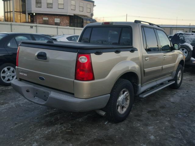 1FMZU77E61UC04023 - 2001 FORD EXPLORER S 金色 照片 4