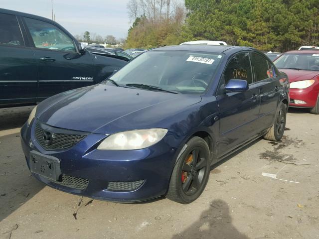 JM1BK32F461415685 - 2006 MAZDA 3 I BLUE photo 2