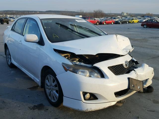 2T1BU4EE9AC463626 - 2010 TOYOTA COROLLA BA WHITE photo 1