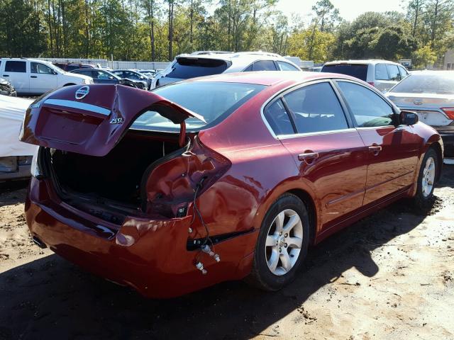 1N4AL21E57N419899 - 2007 NISSAN ALTIMA 2.5 RED photo 4