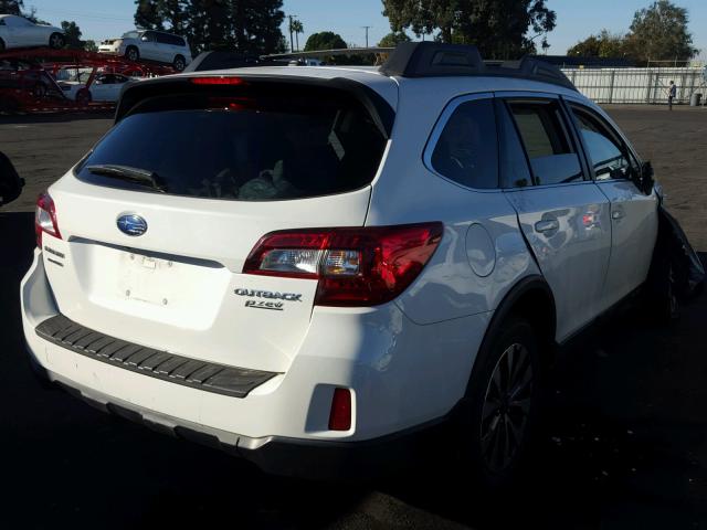 4S4BSAJC2F3257746 - 2015 SUBARU OUTBACK 2. WHITE photo 4