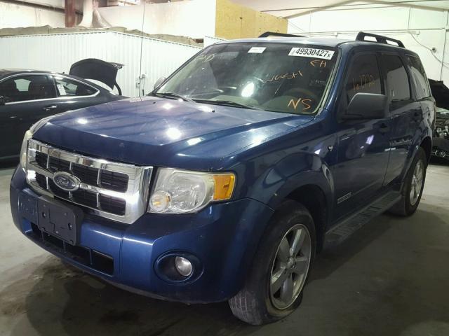 1FMCU03188KB61729 - 2008 FORD EXPLORER BLUE photo 2