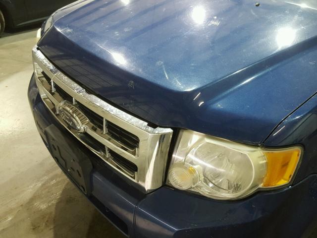 1FMCU03188KB61729 - 2008 FORD EXPLORER BLUE photo 9