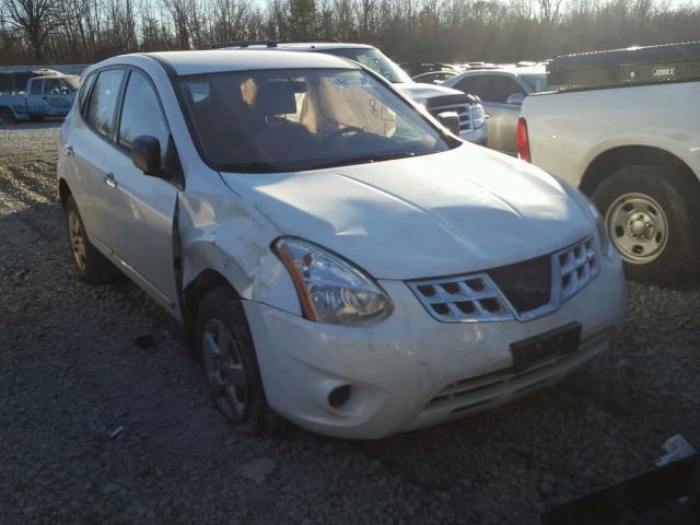 JN8AS5MT0DW027657 - 2013 NISSAN ROGUE S WHITE photo 1