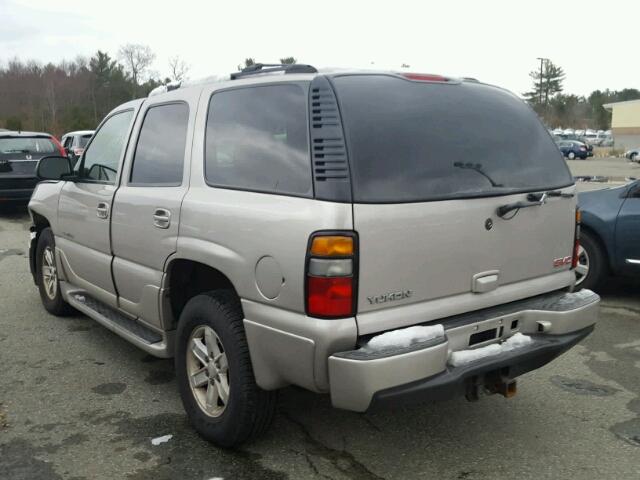 1GKEK63U84J287397 - 2004 GMC YUKON DENA GRAY photo 3