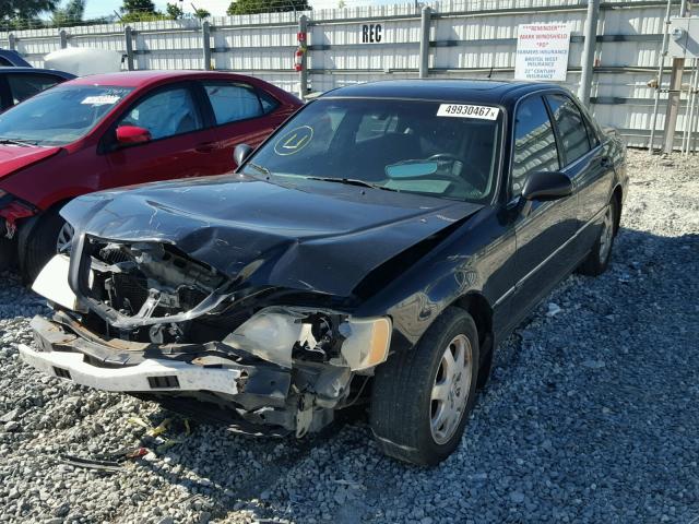 JH4KA96642C004803 - 2002 ACURA 3.5RL BLACK photo 2