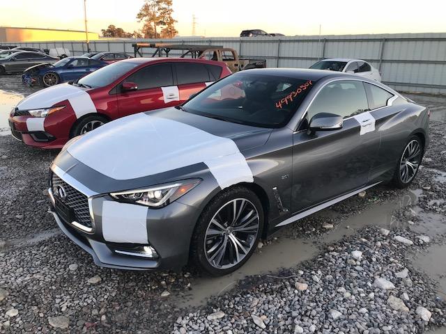 JN1CV7EL6HM320554 - 2017 INFINITI Q60 GRAY photo 2