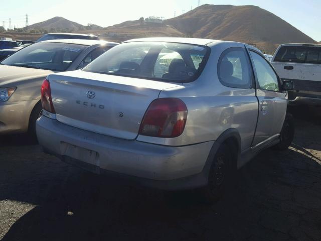 JTDAT123420223217 - 2002 TOYOTA ECHO SILVER photo 4