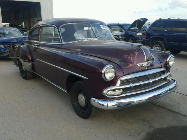 8KKH27370 - 1952 CHEVROLET FLEETLINE BURGUNDY photo 1