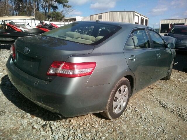 4T1BF3EK4BU685291 - 2011 TOYOTA CAMRY BASE GREEN photo 4