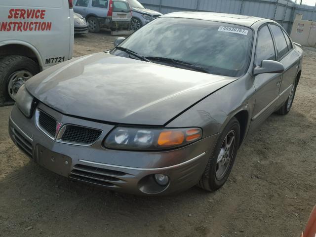 1G2HX54K214240057 - 2001 PONTIAC BONNEVILLE TAN photo 2